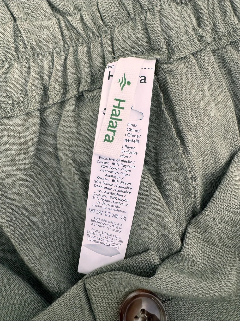 Halara high waisted with pockets line feel like pants size L NWOT